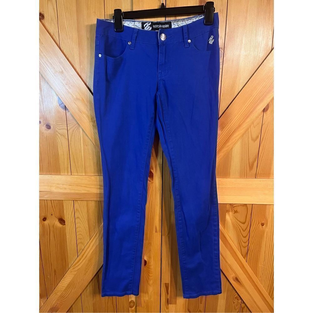 ROCAWEAR BLUE SKINNY LEG WOMEN'S DENIM JEANS SIZE SMALL (2316)
